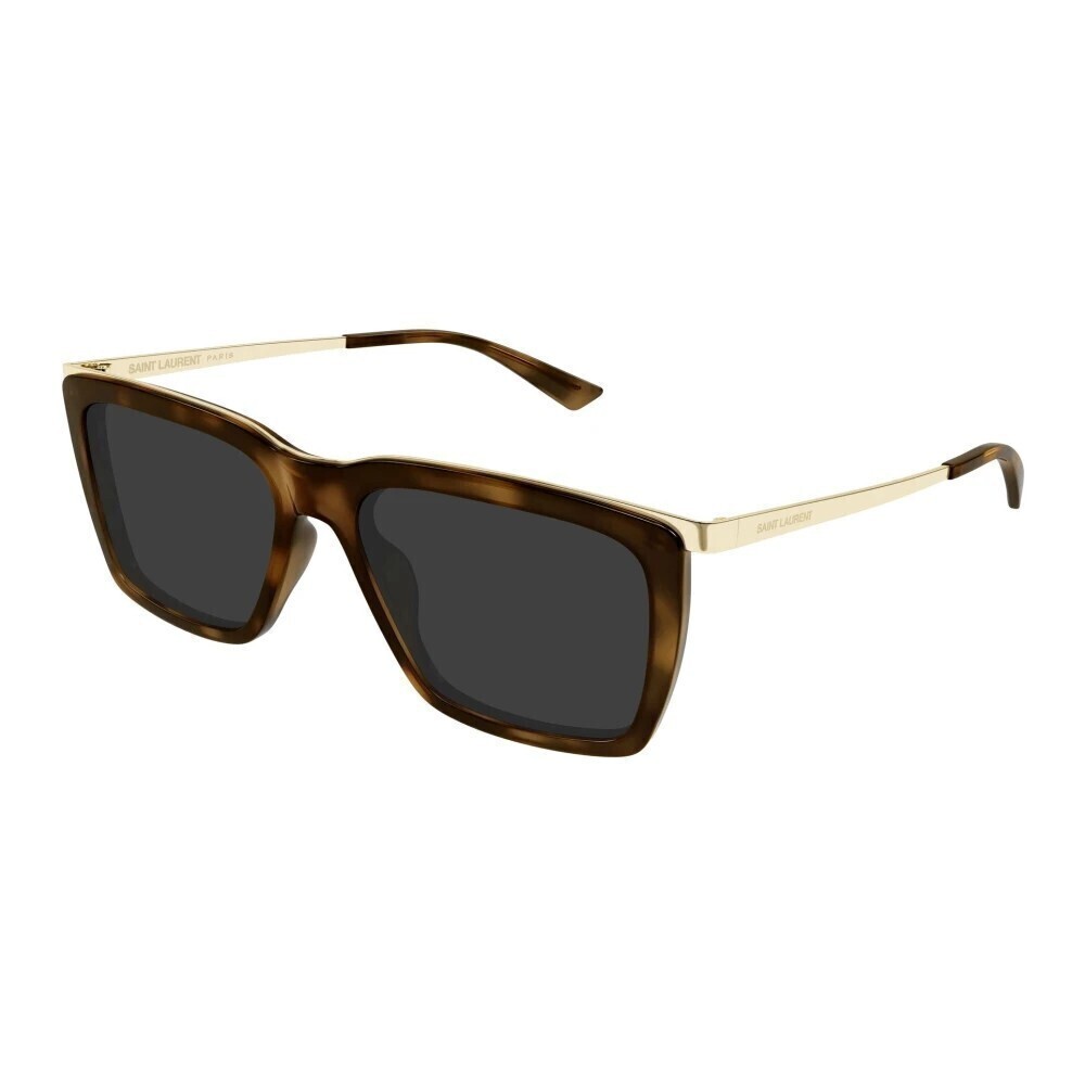 NWT Yves Saint Laurent SL 765 Havana Gold 56mm Sunglasses